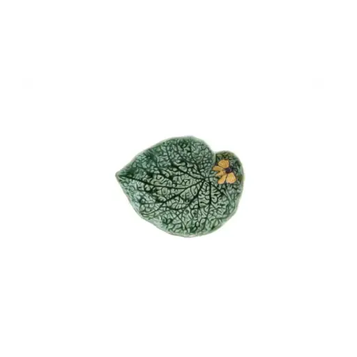 [65024054] COUNTRYSIDE LEAVES : Feuille de bégonia avec papillon 20 cm