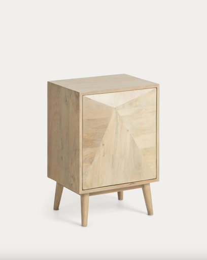 [CC0395M91] SARAH : Table de chevet Sarah en manguier 42x60 cm