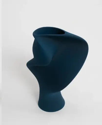 [12624000F11960] BABY SONIA : Vase Sonia Blue Velvet avec box