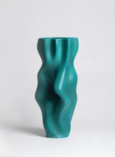 [12625000F10986] FLO : Vase Flo Verdigris