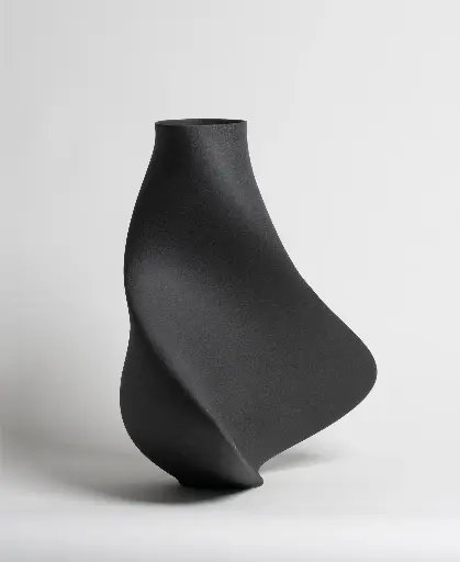 [12249000F00065] MAGNIFICAT : Vase Magnificat - Cosmic Black