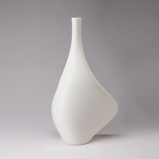 [12185000F10064] MUSE : Vase Muse - Matt white