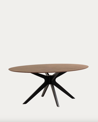 [CC1872M41] NAANIM : Table Naanim 180 x 110 cm en noyer