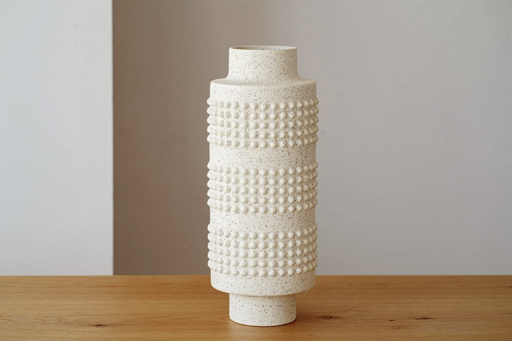 [34JZ24025] SOHO : Grand vase en céramique 15x15x40 cm

