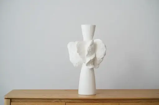 [TP362] TREE : Grand vase en céramique 32x32x55,5 cm