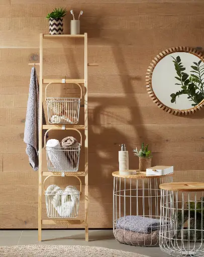 [AA4242M46] POLKE : Miroir en tek 52 cm