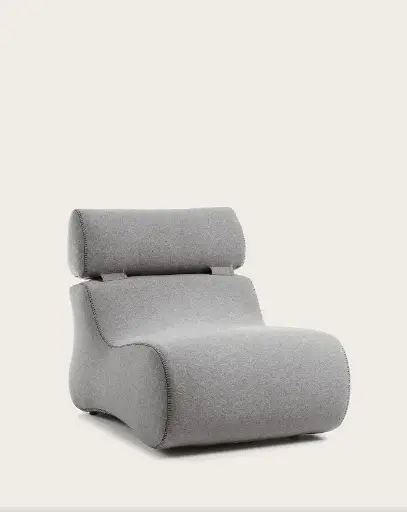 [S442VA03] CLUB : Fauteuil Club gris