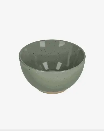 [AA7127K19] TILIA : Bol Tilia en céramique vert foncé