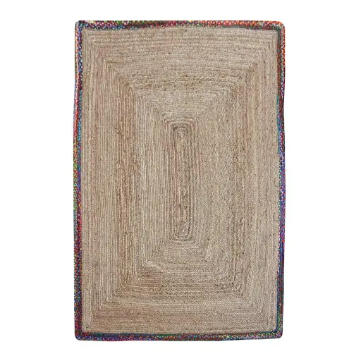 [7505NAT/MUL14] HARUNO : Tapis natural/multi 160 x 230 cm