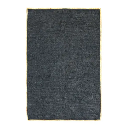 [4205CH43] JACMEL : Tapis charcoal 200 x 300 cm
