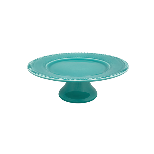 [65011972] FANTASY : Support à gâteau large 34,5 cm vert acqua