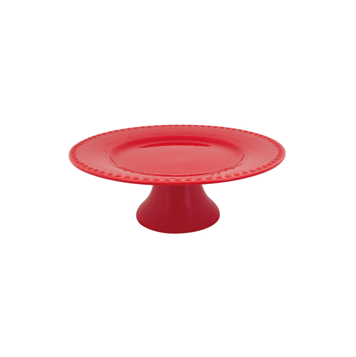 [65002315] FANTASY : Support à gâteau large 34,5 cm rouge