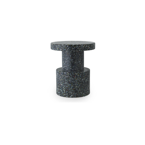 [603008] BIT STOOL : Tabouret noir multicolore H42 x 36 cm