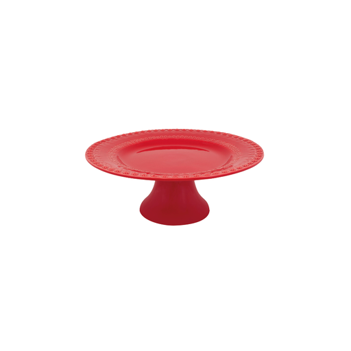 [65002320] FANTASY : Support à gâteau petit 28 cm rouge