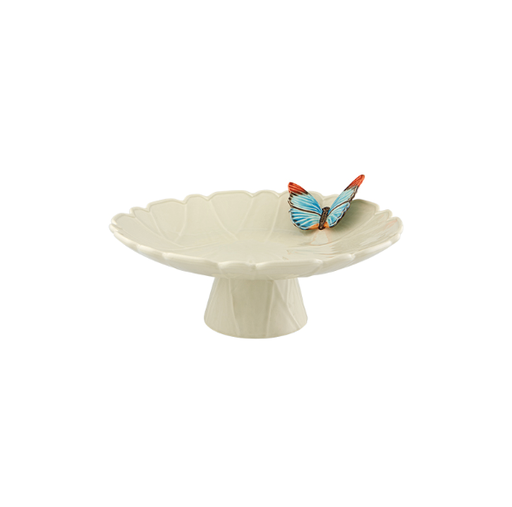 [65027777] CLOUDY BUTTERFLIES : Support à gâteau avec pied 39 cm