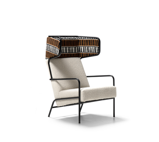 [1980000000004] BUGGY SUPER : FAUTEUIL LOUNGE TISSU