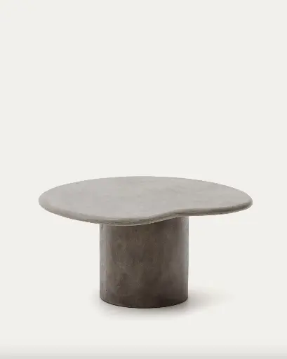 [J0300045PR14] MACARELLA : Table basse Macarella en ciment 83 x 77 cm