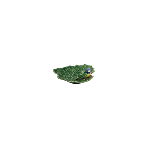 [65002705] CINERARIA  : Feuille de séneçon 19 cm avec oiseau bleu